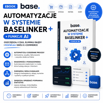 Ebook Automatyzacje w systemie Baselinker+ funkcje AI
