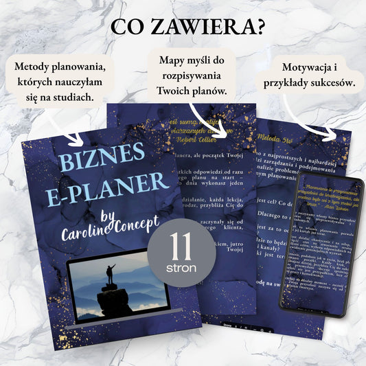 Biznes planer E-commerce organizacja planu